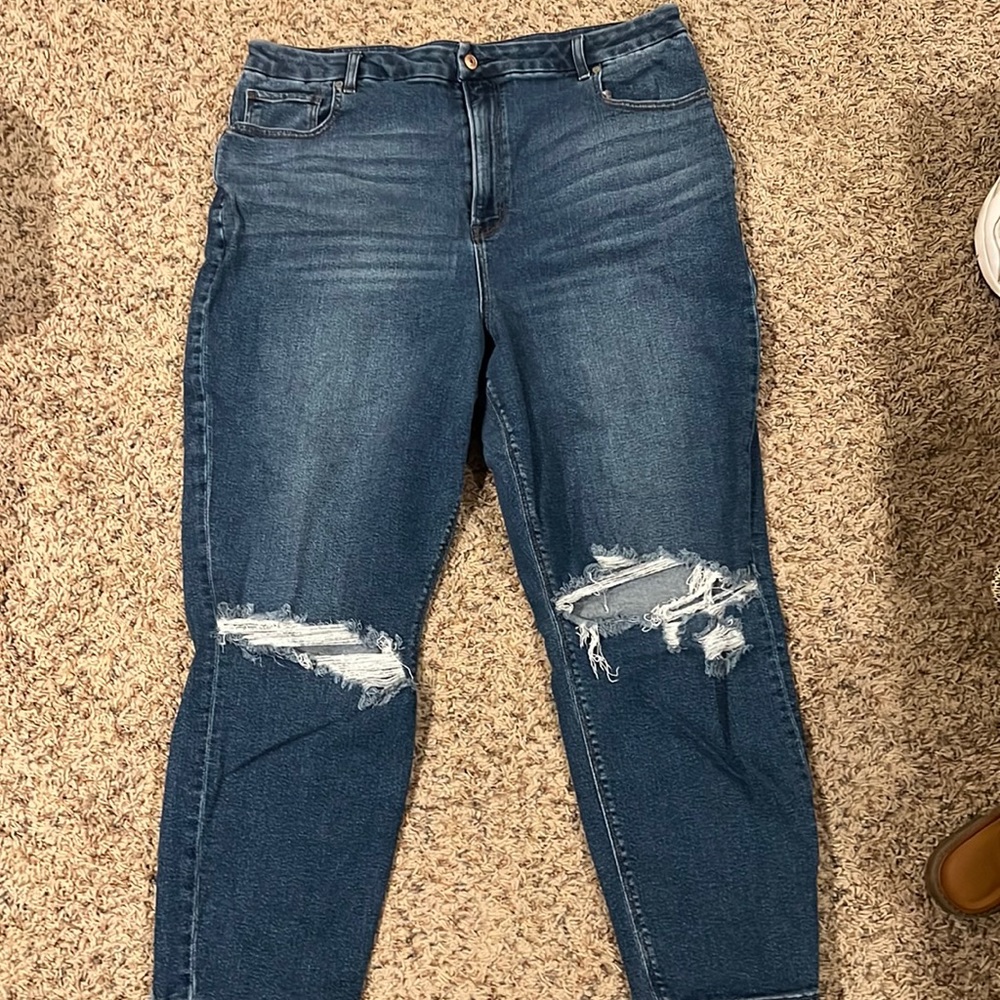 AE mom jeans